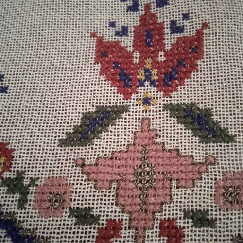 Handmade Tablecloth 80x80 in Excellent Condition