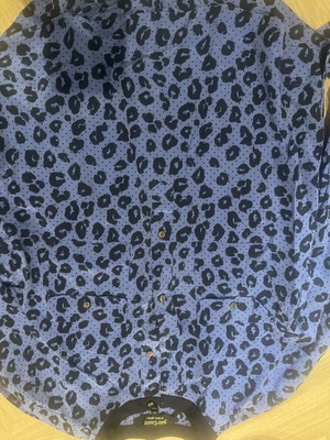 Juicy Couture shirt medium like new, leopard print