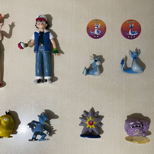 Pokemon vintage TOMY CGTSJ lot of 25 figures and discs used