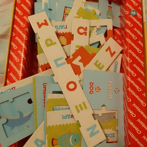 Clementony Exypnoulis Alphabet used educational toy