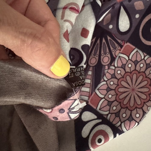 Double-Sided Scarf 72x200 cm new with mandala designs