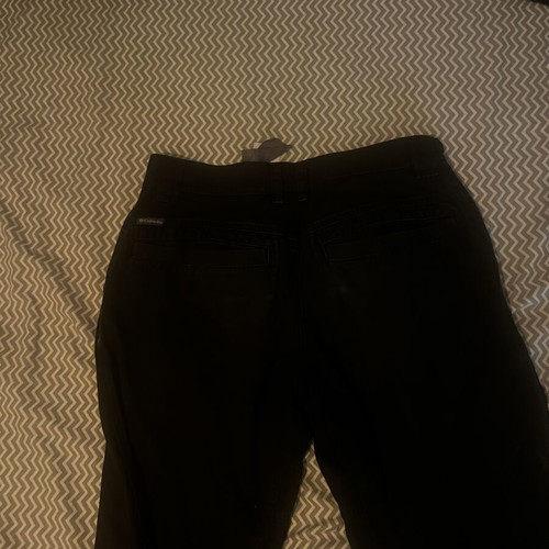 Columbia black outdoor cargo pants, men's size 32/34