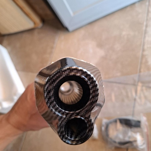 Exhaust tip Φ51 with Φ38 adapter new