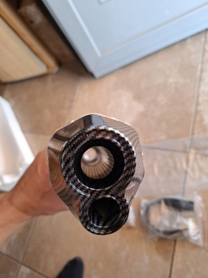 Exhaust tip Φ51 with Φ38 adapter new