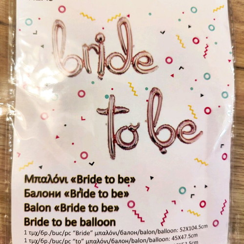 Bride to be wedding decoration set 8 pieces new