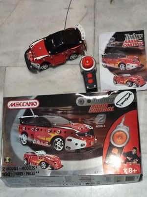 Meccano 6952 Tuning Radio Control Car Set употребяван, пълен с стикери