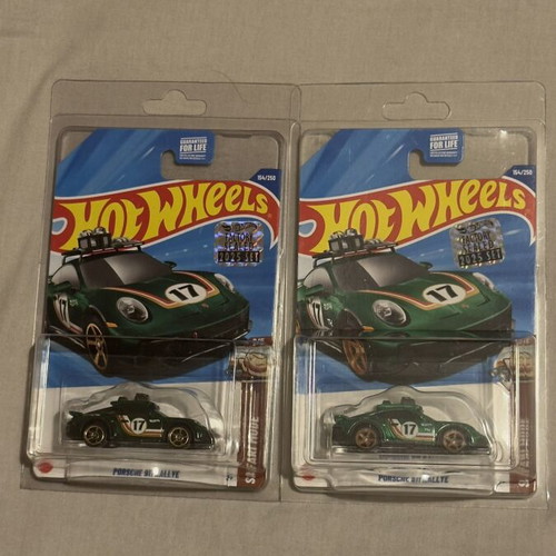 Hot Wheels Porsche 911 Rallye Super Treasure Hunt and Normal Set