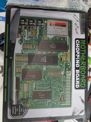 Glass chopping board new with motherboard circuit design