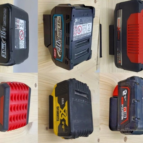 Battery base new for Makita, Dewalt, Parkside, Einhell, Milwaukee, Bosch