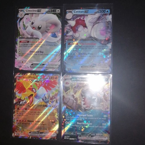 Pokemon ex cards pack of 4 like new