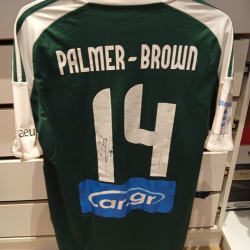 Panathinaikos FC 2025/26 Home Jersey Large Signed Match Worn Palmer-Brown