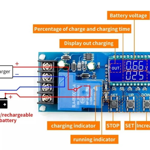 Battery Charging Control Module with Overcharge Protection like new