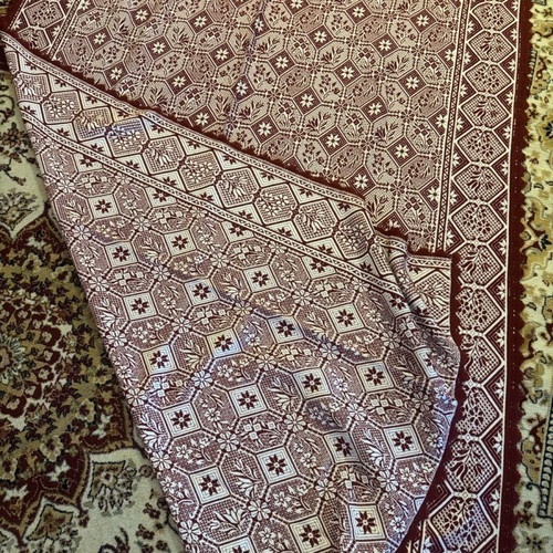 Woven Throw Suitable Also As Tablecloth New, 2.00x1.35 m
