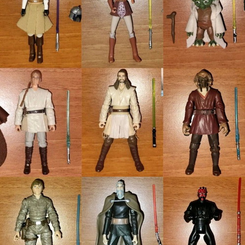 Star Wars figures lot of 18, like new condition