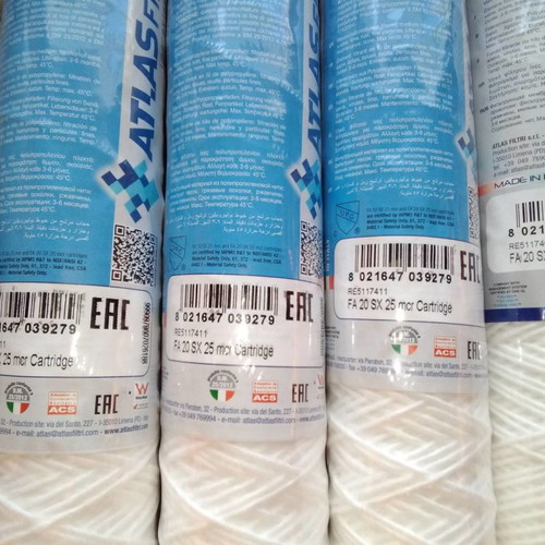 Atlas Filtri FA 20 SX 25 mcr water filters new, pack of 5