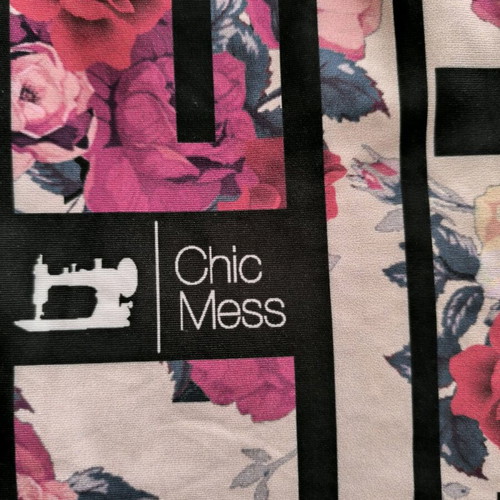 Chic Mess blouse dress like new, multicolored