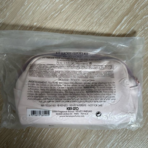 Kenzo World perfumed body lotion 75ml with pink pouch new