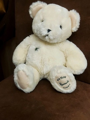 My first teddy Harrods μεταχειρισμένο, χωρίς πράσινο φιόγκο
