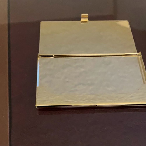 Links of London business card holder gold plated new