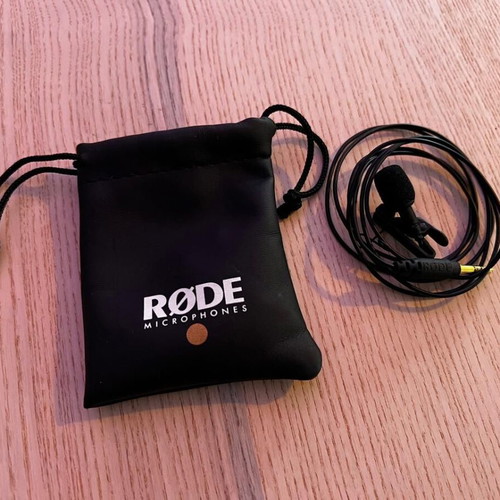 RØDE Lavalier GO microphone 3.5mm TRS new with original pouch