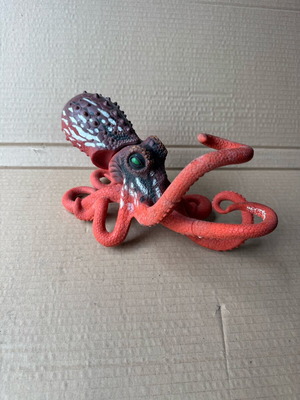 Octopus plastic toy used 2010 Chap Mei Deep Sea Adventures 9"