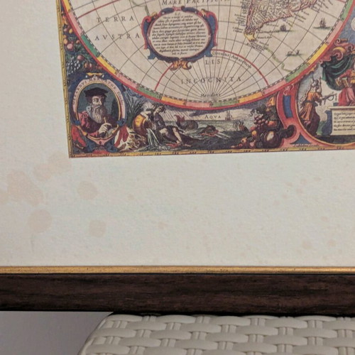 Andreas Cellarius Harmonia Macrocosmica set of 4 framed prints used