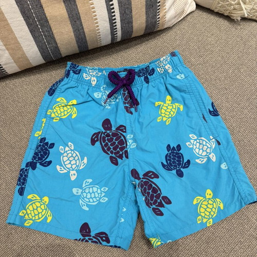 Vilebrequin Boys Turtle Print Swim Shorts size 10 years like new