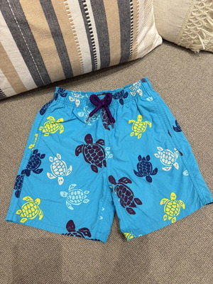 Vilebrequin Boys Turtle Print Swim Shorts size 10 years like new