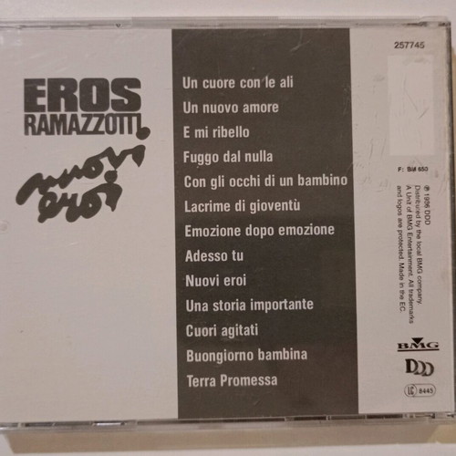 Eros Ramazzotti Nuovi Eroi CD used