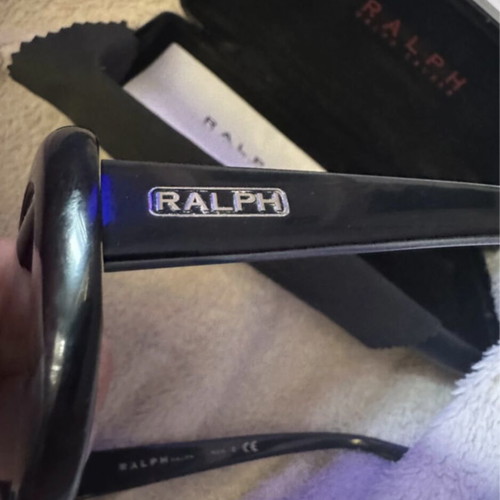 Ralph Lauren oval sunglasses, black, collectible