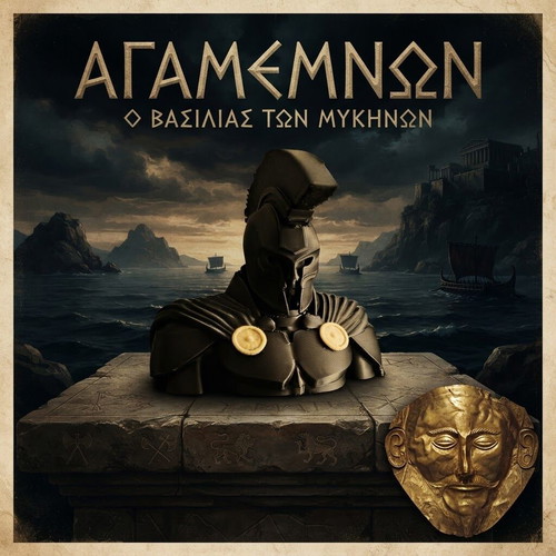 Agamemnon bust collectible decorative sculpture