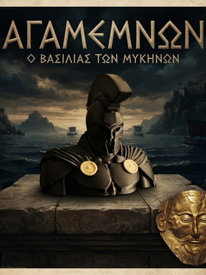 Agamemnon bust collectible decorative sculpture