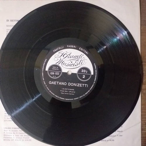Classical music records used, set of 4, 10" 33 rpm