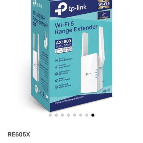 Tp Link RE605X Wi-Fi 6 Extender like new