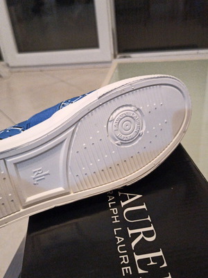 Ralph Lauren women's shoes blue leather new size 40
