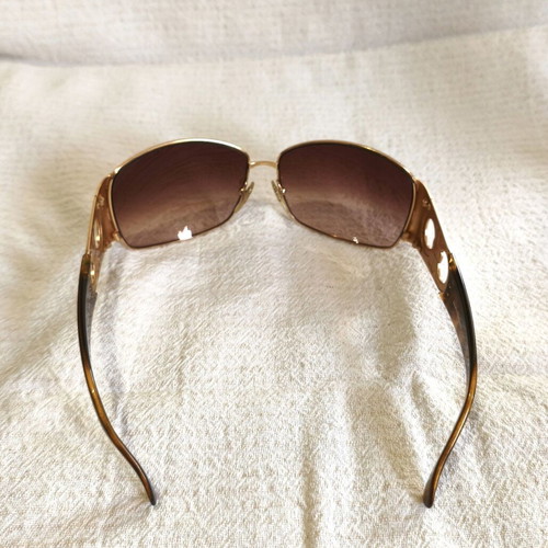 Salvatore Ferragamo sunglasses used, tortoise shell with rhinestones