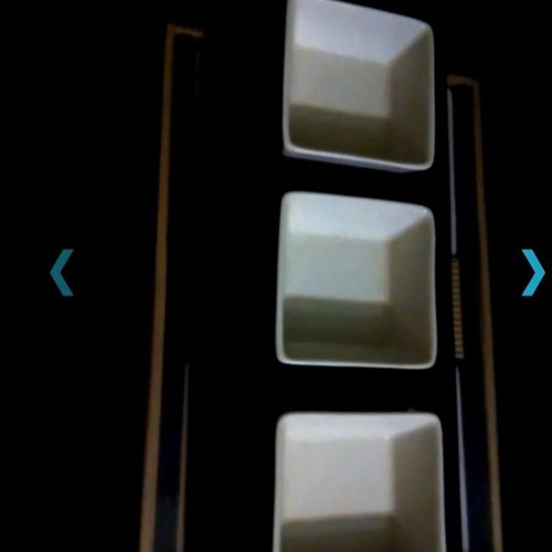 English porcelain articulated hors d'oeuvres set of 3 new pieces