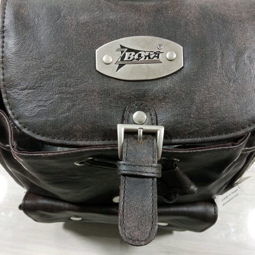 Women's leather backpack new brown
