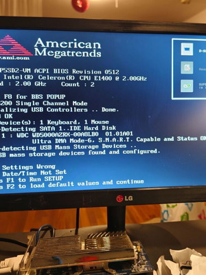 Intel Celeron Dual-Core E1400 processor used, Socket LGA775