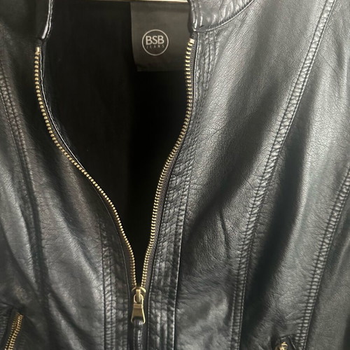 Bsb leather jacket like new, size S