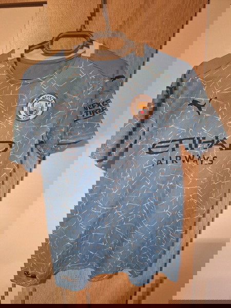 MANCHESTER CITY 2020 2021 HOME SHIRT FOOTBALL SOCCER #10 SERGIO AGUERO  SIZE 176