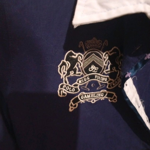 Gambling Polo blue like new, elastic size M