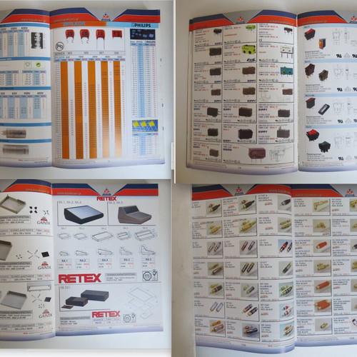 Top Electronic Components catalogs used, pack 1 & 2