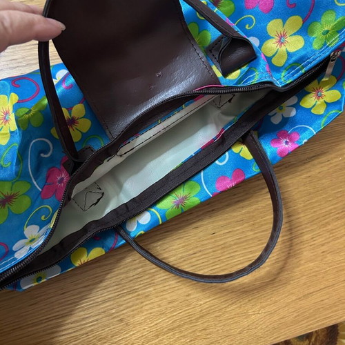 Foldable auxiliary bag new, multicolored