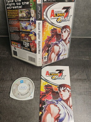 Street Fighter Alpha Max 3 PSP like new, complete