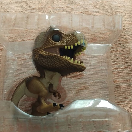 Funky Pop Tyrannosaurus Rex figure used, Jurassic Park collectible