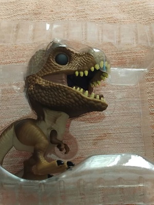 Funky Pop Tyrannosaurus Rex figure used, Jurassic Park collectible