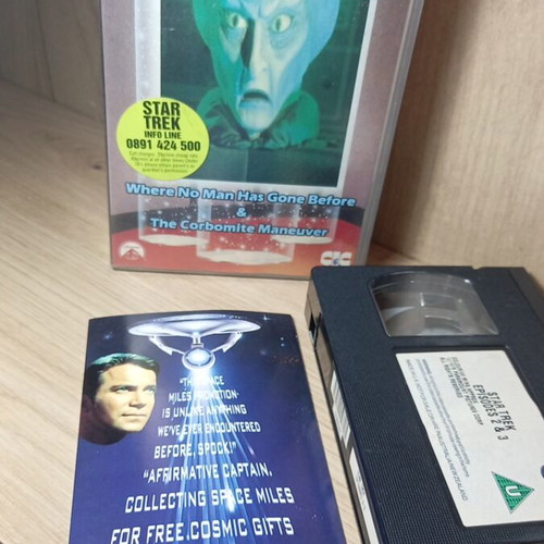 Star Trek VHS tape, 2 classic episodes