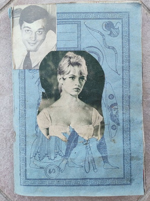Album with actor photo clippings No1