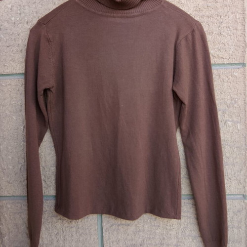 Brown turtleneck sweater sweet & girl S/M